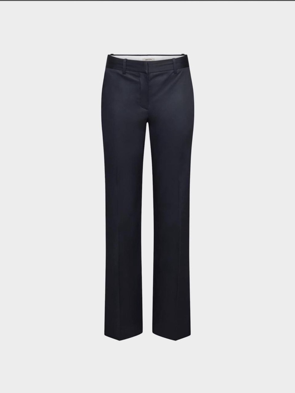 Aritzia Navy Low Rise Straight Chino Trousers